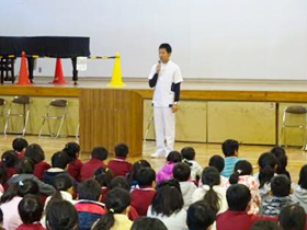 藤岡市美土里小学校にて、講演させていただきました。